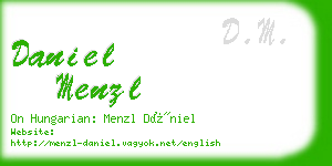 daniel menzl business card